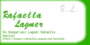 rafaella lagner business card